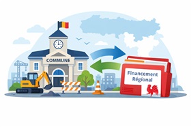 Financement régional des investissements communaux : la Région maintient un soutien structurel à l’investissement communal, mais sous la forme d’une dotation plus simple, plus flexible et moins procédurale