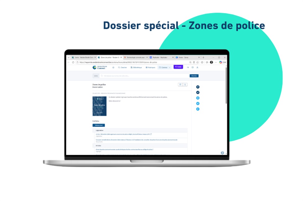 Consultez notre nouveau dossier spécial sur les zones de police